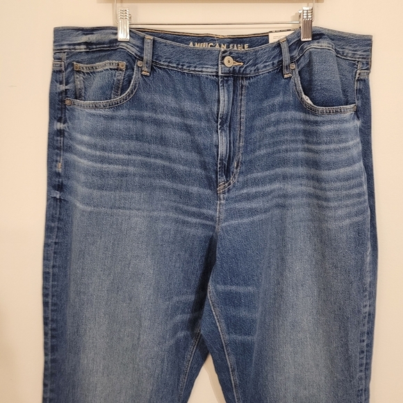 NWT American Eagle Low-Rise baggy flare jeans size 20 regular - Picture 3 of 16